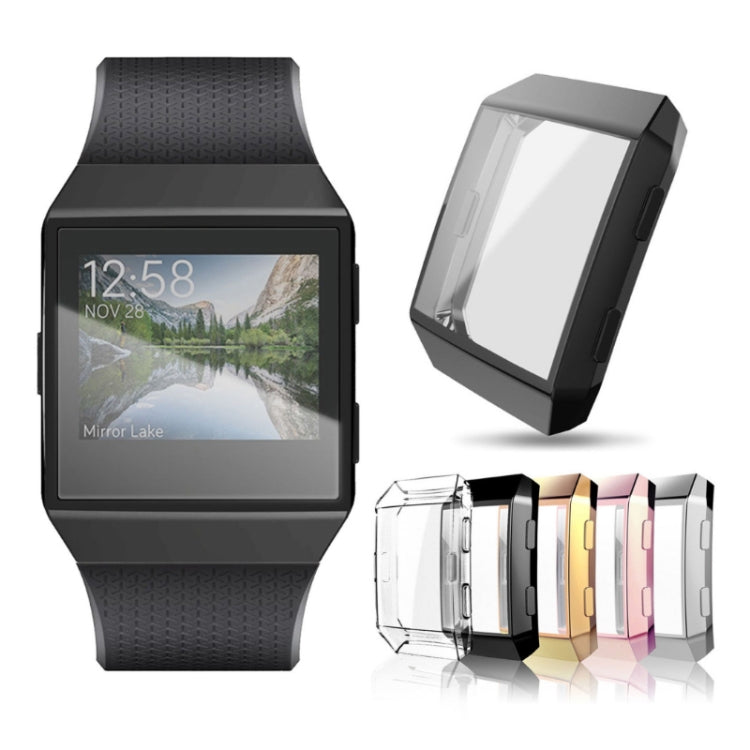 2 PCS Watch Full Coverage Silicone Case For Fitbit Ionic, Color: Transparent