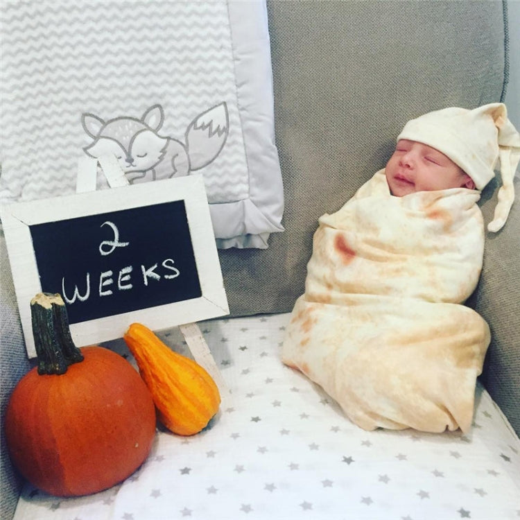 Baby Plush Wrap Blanket Photo Simulation Food Blanket, Size: 90x90cm