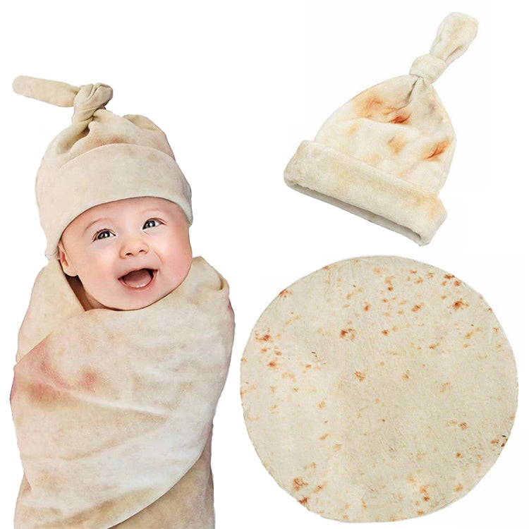Baby Plush Wrap Blanket Photo Simulation Food Blanket, Size: 90x90cm