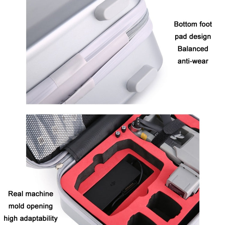 Drone Portable Suitcase Storage Bag For DJI Mavic Air2/Air2S(Silver)