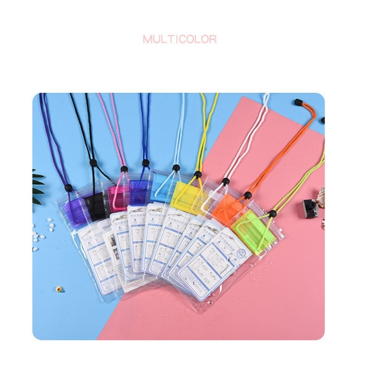 10 PCS Transparent Mobile Phone Waterproof Bag With Lanyard