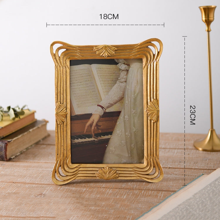 Retro Imitation Wood Home Decor Photo Frames, Spec: C Model