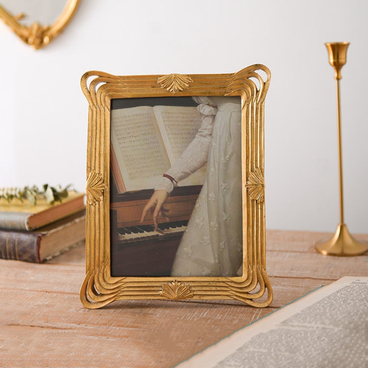 Retro Imitation Wood Home Decor Photo Frames, Spec: D Model