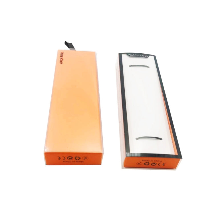 5 PCS Universal Watch Strap Box Gift Box,Style: Long Type  White Black