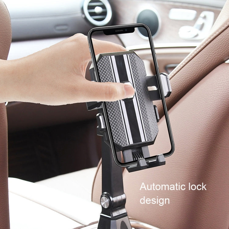 Central Control Cup Holder Adjustable Length Mobile Phone Bracket Car Navigation Bracket(Black)