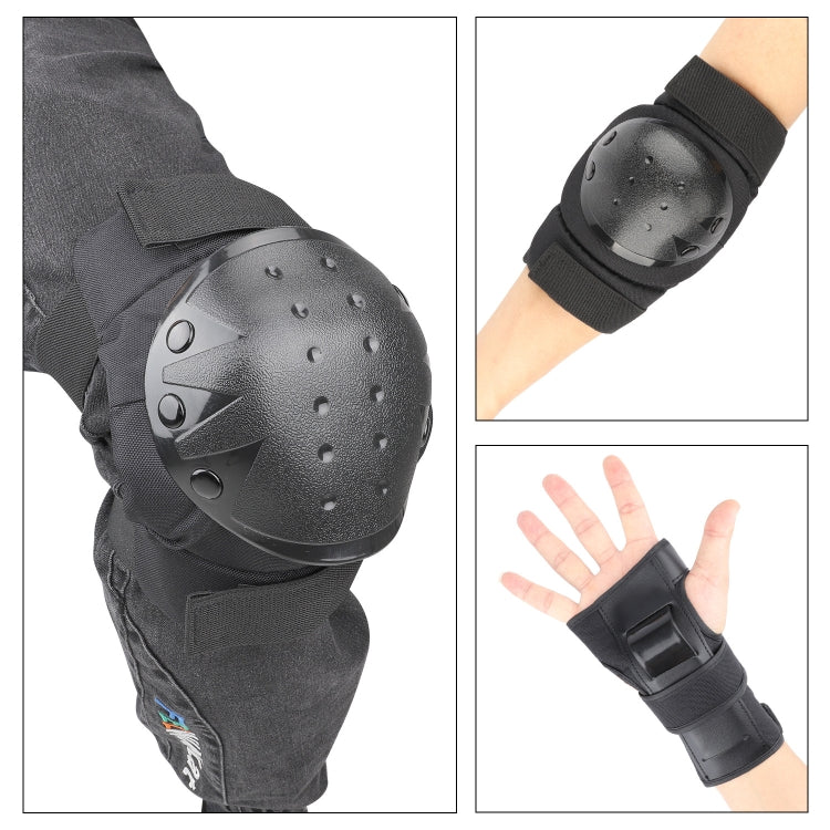 6 In 1 Outdoor Riding Roller Skating Protective Gear Electric Scooter Protective Gear, M