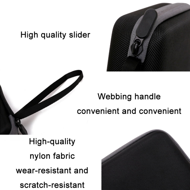Action Camera Accessories Carrying Case For DJI Osmo ACTION 2(Black)