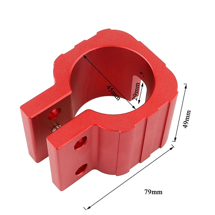 Folding Clamp For ZERO 8X 10X 11X SPEEDUAL Dualtron DT3 Thunder Electric Scooter With Pad Black