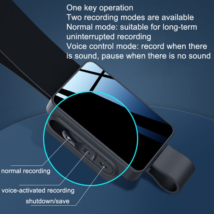 HD Noise Reduction Recording Pen MP3 Player Class Meeting Recorder, Capacity: 32GB(Black)