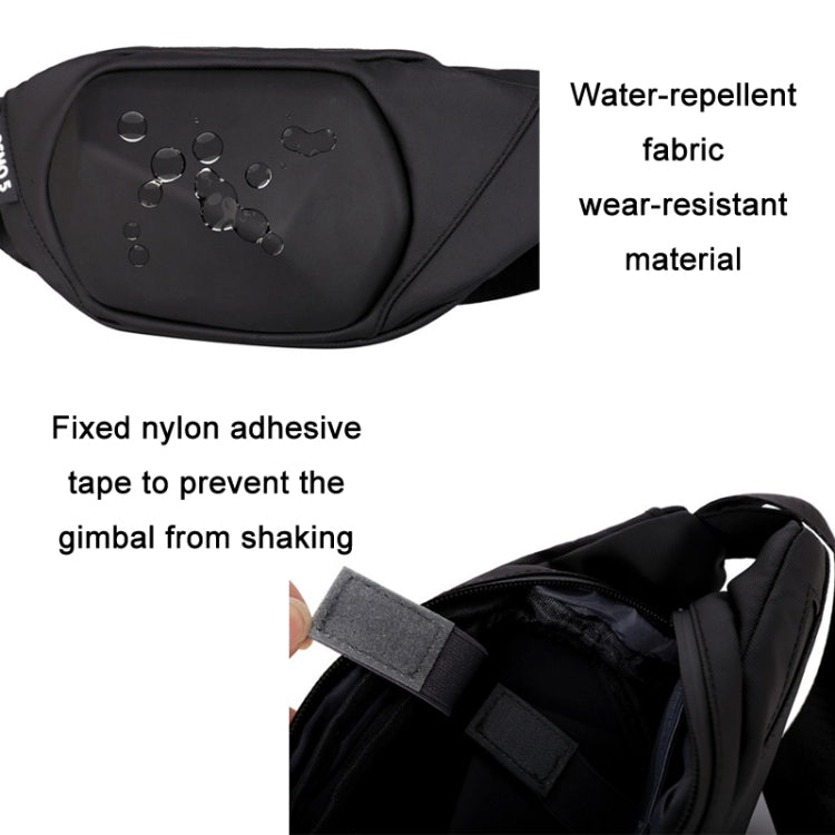 Phone Gimbal Storage Chest Bag For DJI OM3/OM4/OM 4SE/OM 5(Black)