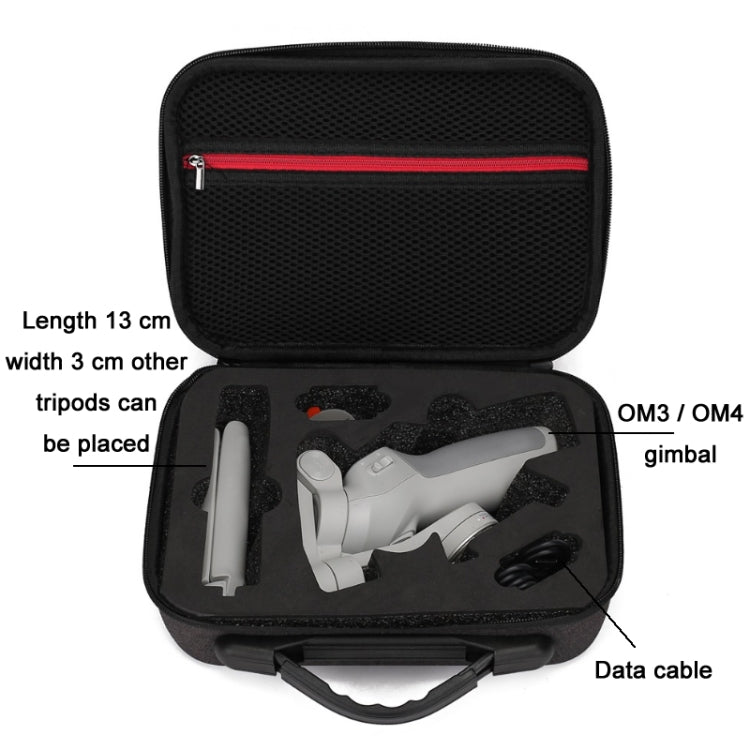Mobile Phone Gimbal Portable Storage Bag For DJI OM3/OM4/OM4 SE(Dark Gray)