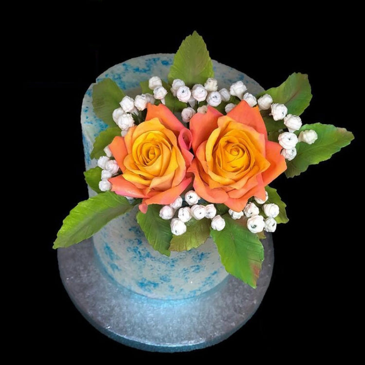 5 PCS Flower and Leaf Combination Silicone Mold Fondant DIY Modeling Tool