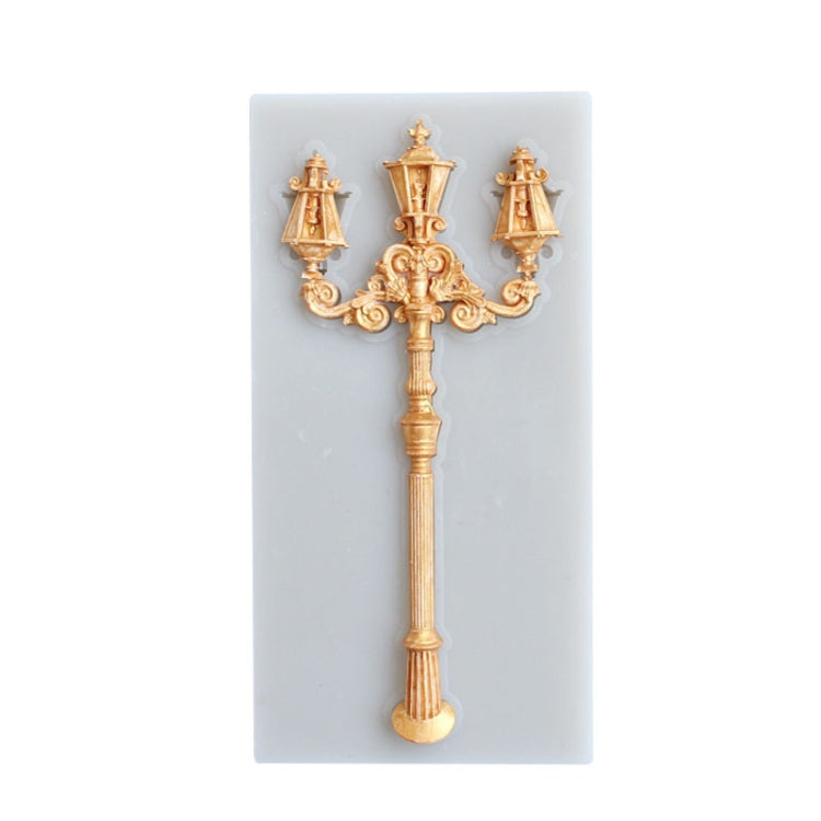 5 PCS Retro Street Lamp Chocolate Clay Silicone Mold