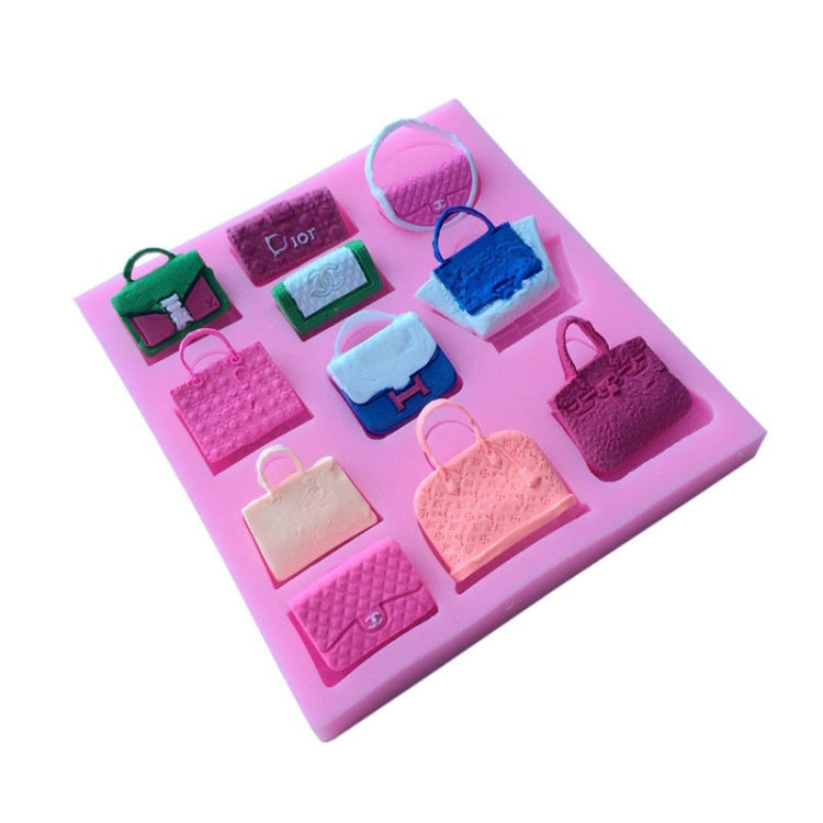 2 PCS Bag Shape Soft Candy Chocolate Mold Silica Gel Mold