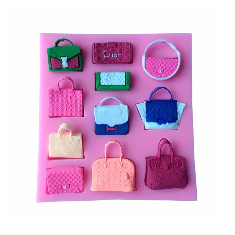 2 PCS Bag Shape Soft Candy Chocolate Mold Silica Gel Mold