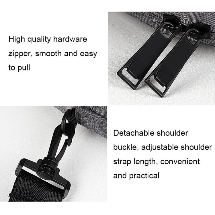 DJ04 Hidden Handle Waterproof Laptop Bag, Size: 13.3 inches