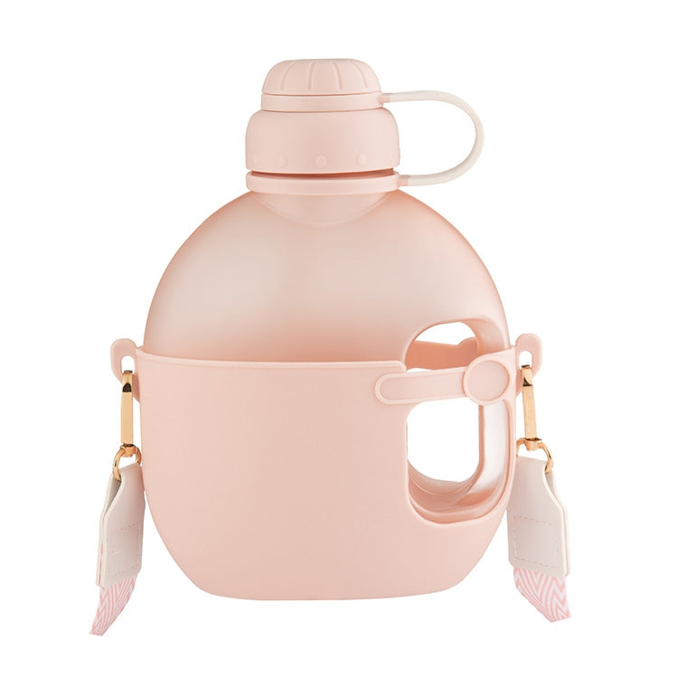 Summer Plastic Large Capacity Straw Water Bottle