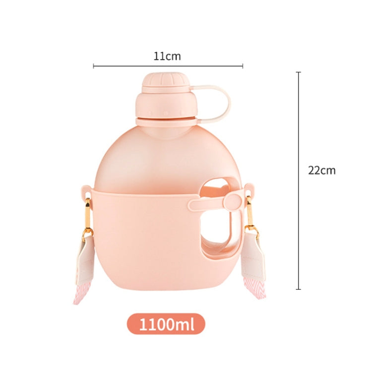 Summer Plastic Large Capacity Straw Water Bottle