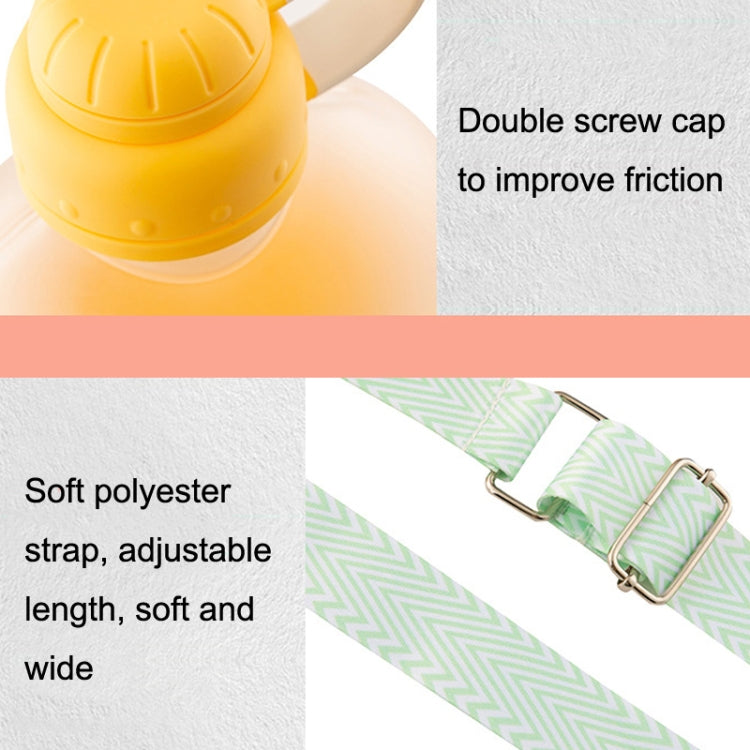 Summer Plastic Large Capacity Straw Water Bottle