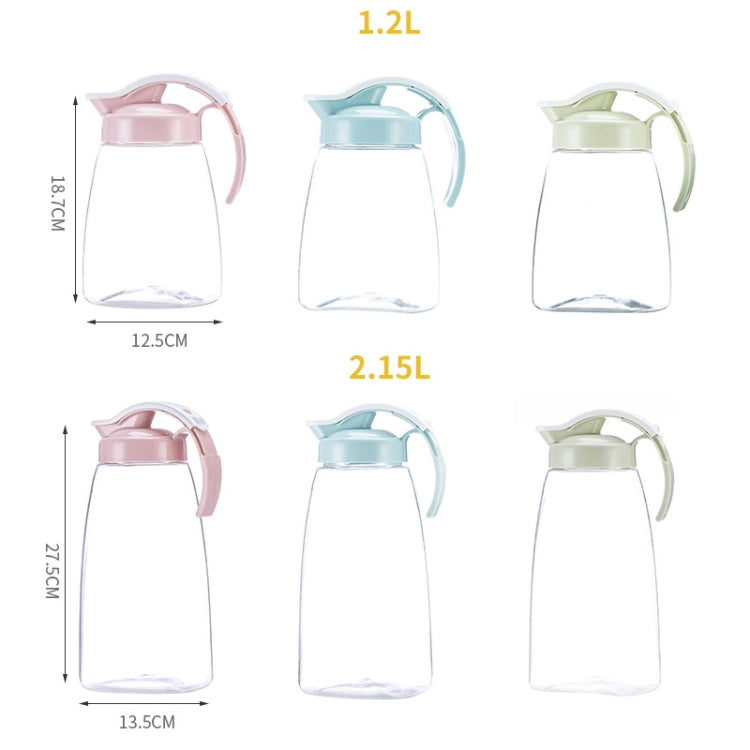 Explosion-proof Heat-resistant Cold Kettle Juice Jug Herbal Teapot, Capacity: 2.15L (Blue)