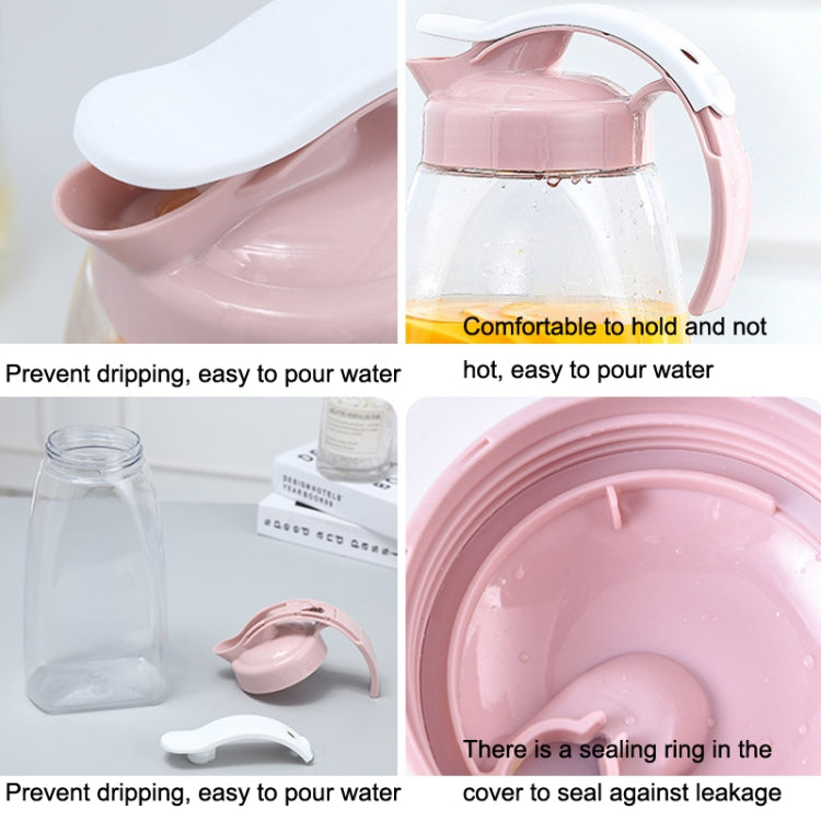 Explosion-proof Heat-resistant Cold Kettle Juice Jug Herbal Teapot, Capacity: 2.15L (Blue)