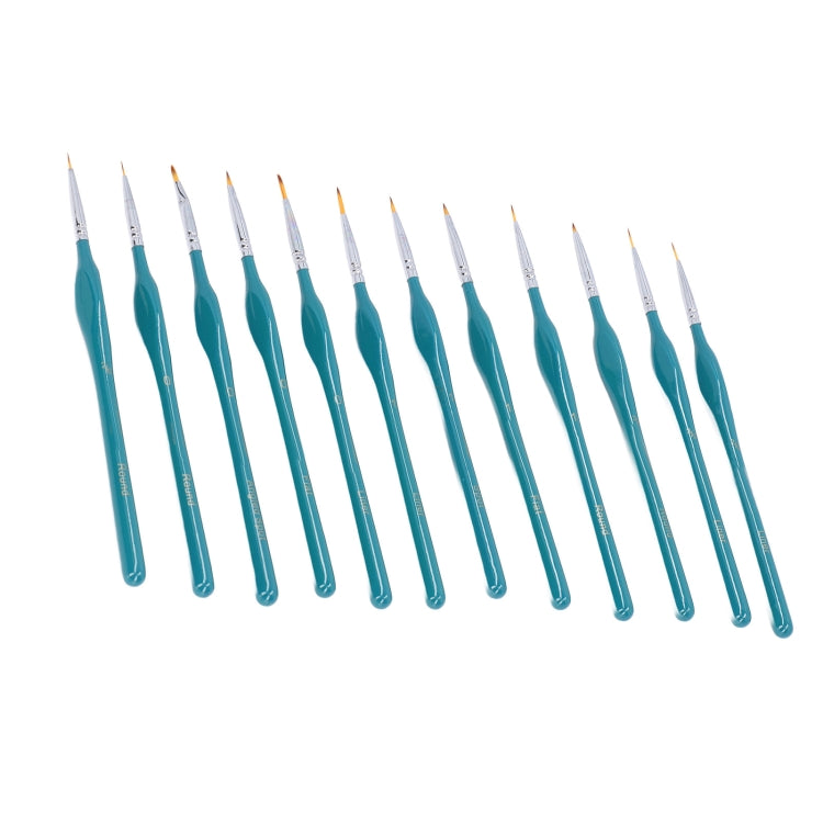 12 In 1 Triangle Pole Nylon Wool Hook Line Pen Set