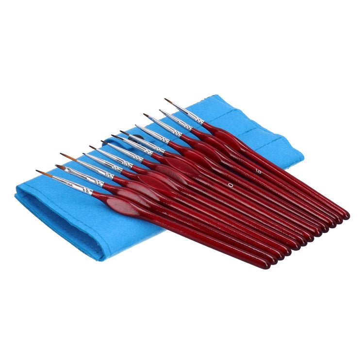 12 In 1 Triangle Pole Nylon Wool Hook Line Pen Set