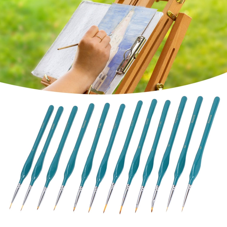 12 In 1 Triangle Pole Nylon Wool Hook Line Pen Set