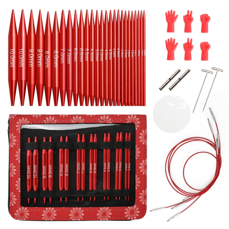 13 Pairs Detachable Gradient Crochet Set