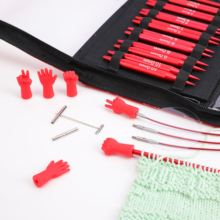 13 Pairs Detachable Gradient Crochet Set
