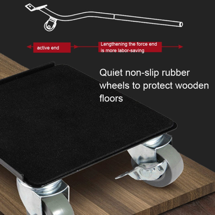 5 In 1 Universal Wheel Heavy Object Moving Tool, Model: Square Aggravated