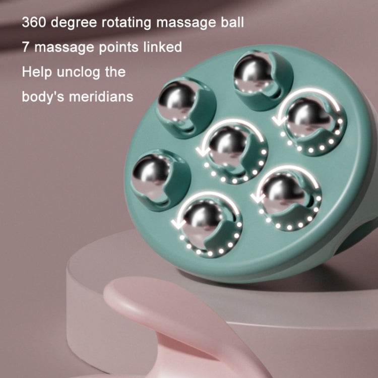 Calf Muscle Relaxation Abdominal Ball Meridian Massager, Color: Orange Magnetic Ball OPP