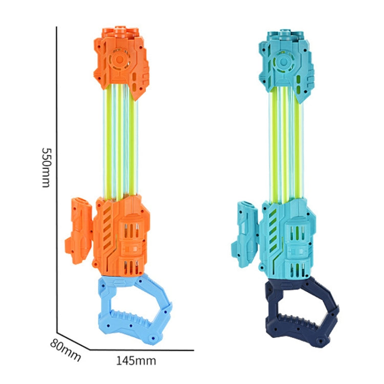 Five -Tube Gatling Pull-out Water Spray Toy Summer Drifting Beach Large Drama Toy