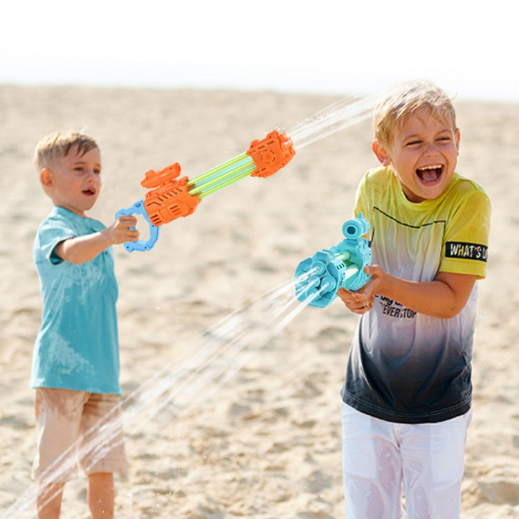Five -Tube Gatling Pull-out Water Spray Toy Summer Drifting Beach Large Drama Toy