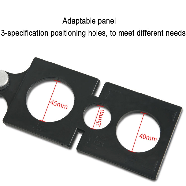 Aluminum Alloy Six-fold Ruler Universal Folding Ruler Tile Opening Locator
