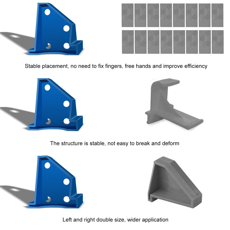 Floor Pad Hammer Knock Block Hook Floor Installation Tool, Model: 20 In 1 (Blue)