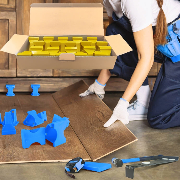Floor Pad Hammer Knock Block Hook Floor Installation Tool, Model: 20 In 1 (Yellow)