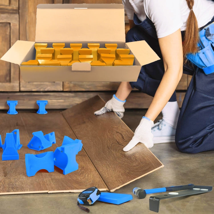 Floor Pad Hammer Knock Block Hook Floor Installation Tool , Model: 20 In 1 (Orange)