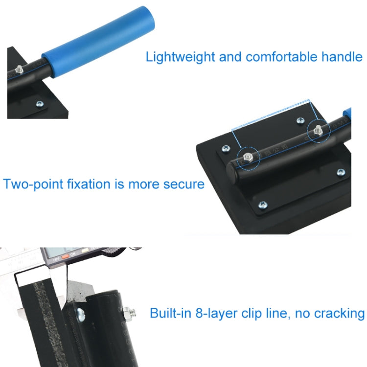 Rubber Clapper For Paving Ceramic Tile Wall Tiles Brick, Specifications:L (8 Layer of Thread)