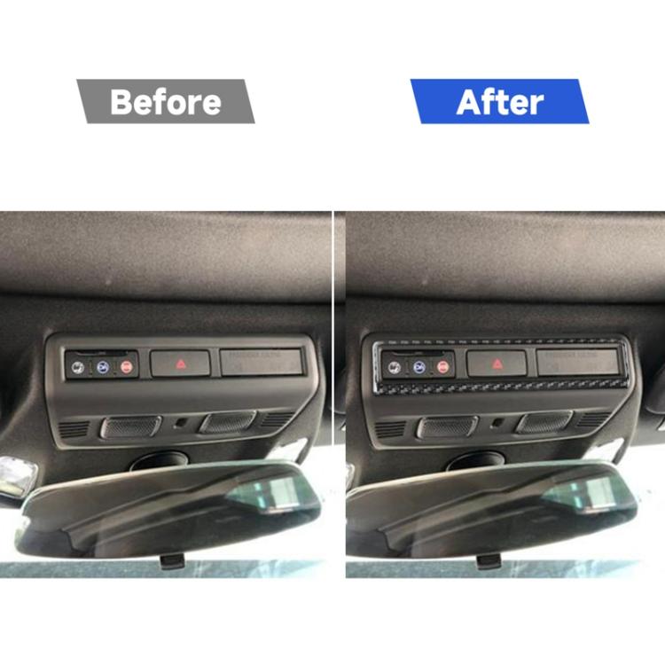 For Chevrolet Corvette C8 Warning Light Switch Frame Sticker - Black