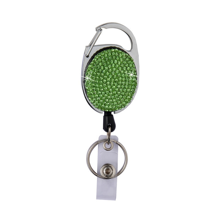 Ceramic Clay Pull Buckle Metal Retractable Keychain Document Buckle