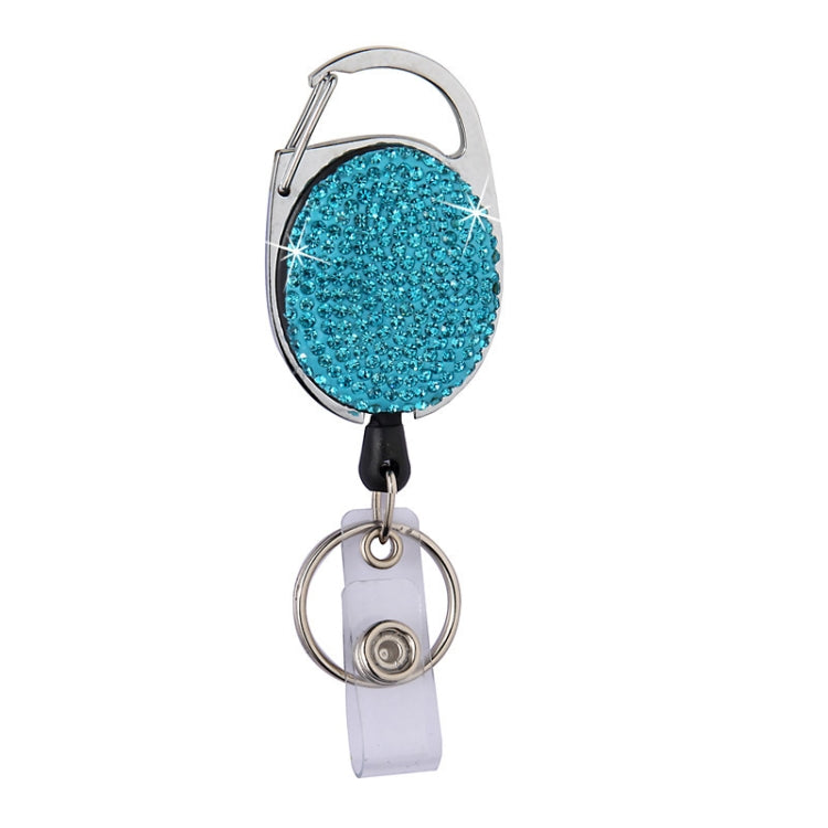 Ceramic Clay Pull Buckle Metal Retractable Keychain Document Buckle
