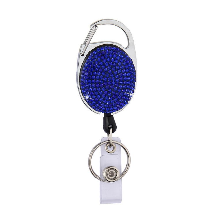 Ceramic Clay Pull Buckle Metal Retractable Keychain Document Buckle