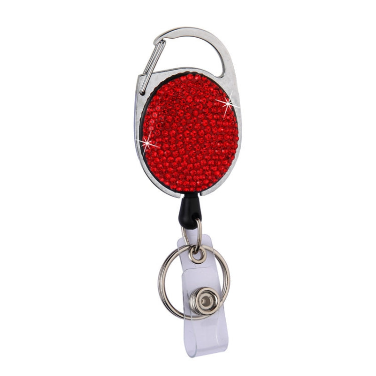 Ceramic Clay Pull Buckle Metal Retractable Keychain Document Buckle