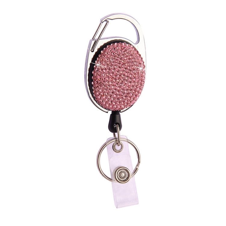 Ceramic Clay Pull Buckle Metal Retractable Keychain Document Buckle