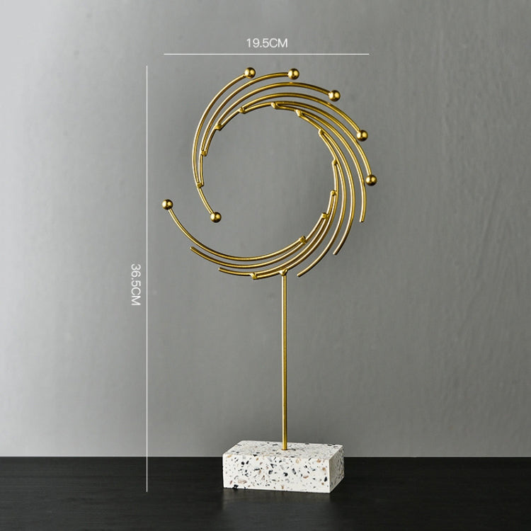 BJ1481 Wrought Iron Three-dimensional Ornament, Spec: Large Meteor Years