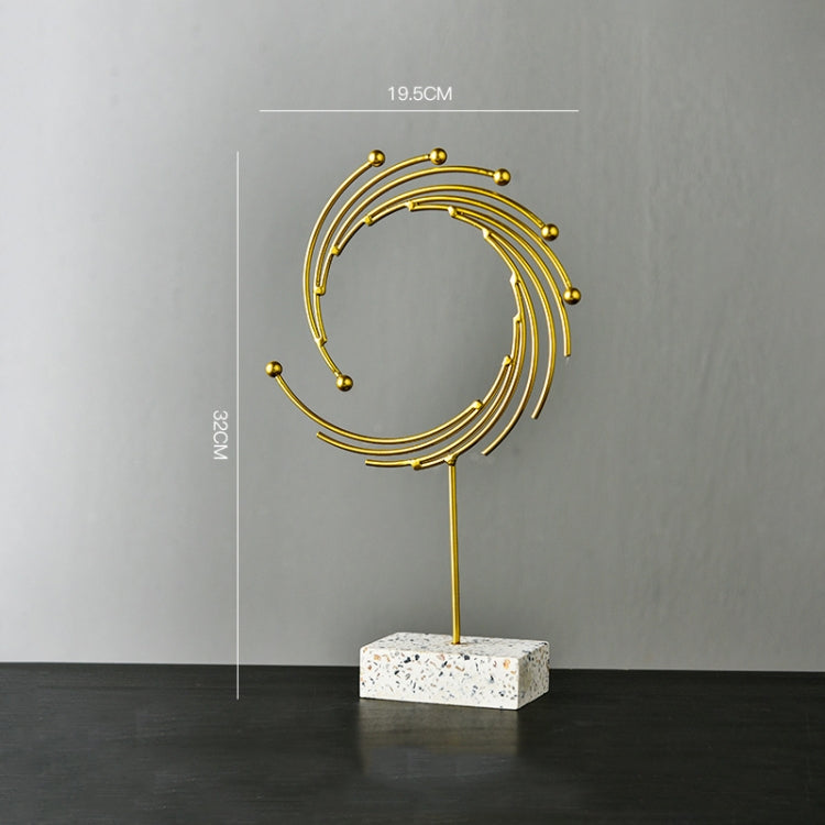 BJ1481 Wrought Iron Three-dimensional Ornament, Spec: Small Meteor Years