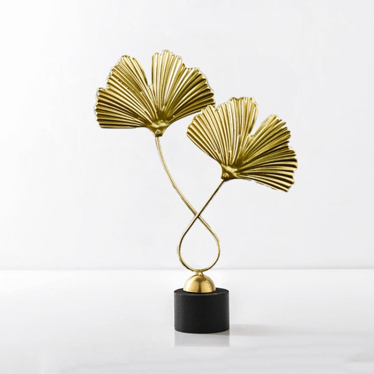 BJ1481 Wrought Iron Three-dimensional Ornament, Spec: Ginkgo Leaf B