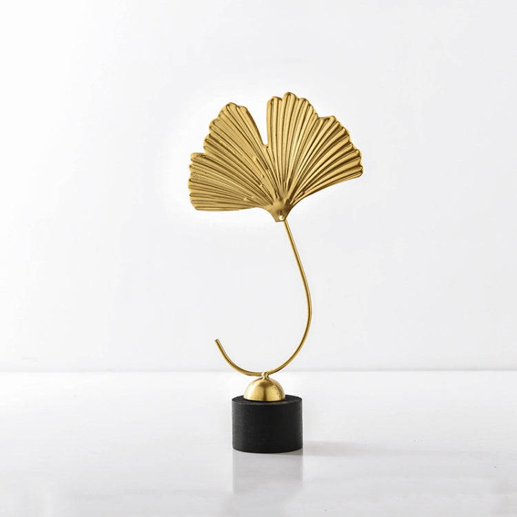 BJ1481 Wrought Iron Three-dimensional Ornament, Spec: Ginkgo Leaf A