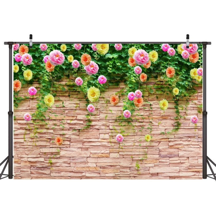 2.1m x 1.5m Flower Wall Photography Background Cloth Birthday Wedding Party Decoration Fabric